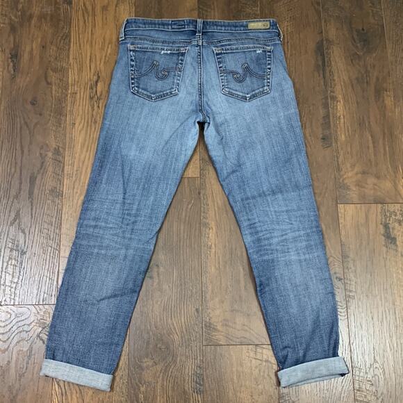 AG Adriano Goldschmied The Stilt Roll-Up Cigarette Skinny Distressed Jeans - Picture 7 of 7